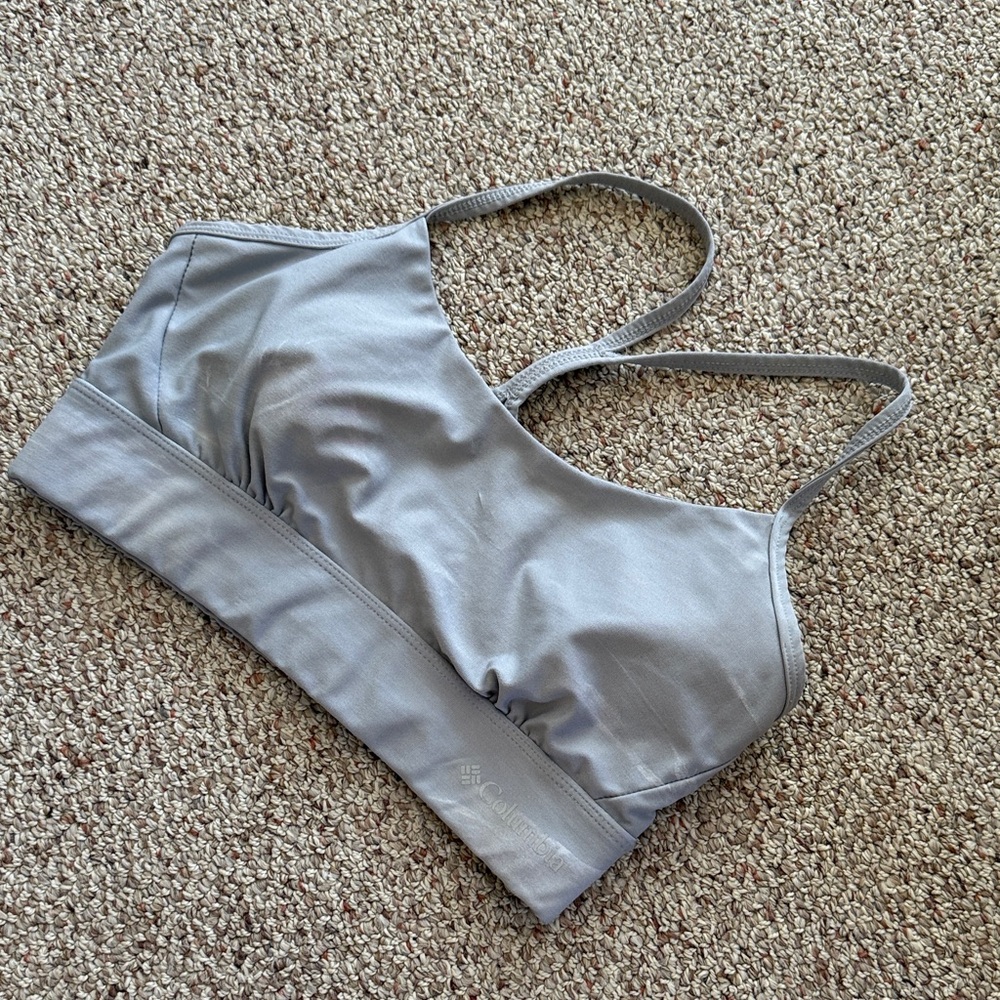 Gray Sports Bra